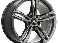 Butzi Stella Anthracite Front Polished 18x8