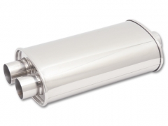 Vibrant Exhaust muffler 2.5’’ (63mm) double output