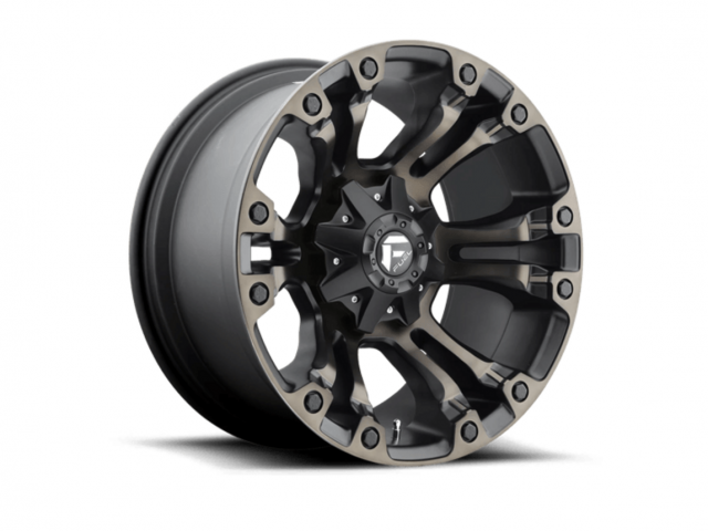 Fuel D569 Vapor 17x9" 6x139.7 ET20, Flat Black Double Dark Tint