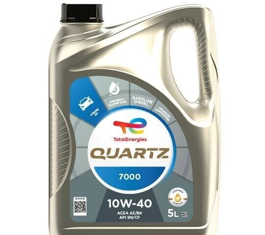 Óleo Motor TOTAL Quartz 7000 Semi-sintético 10W-40 5L