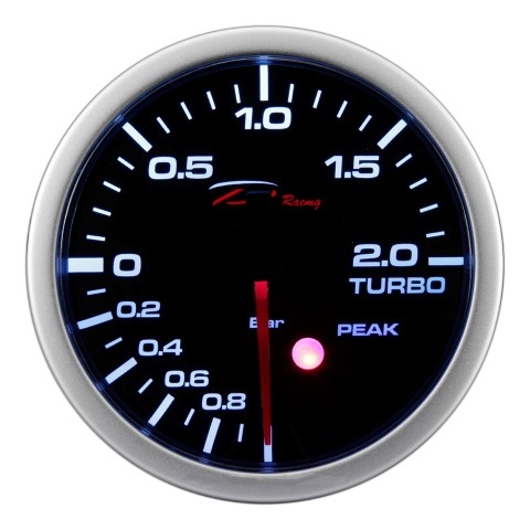 Manómetro Pressão Turbo 2Bar - Depo Racing c/pico