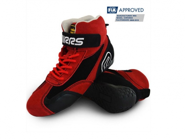 BOTAS DE CORRIDA PRETAS RRS - FIA 8856-2018