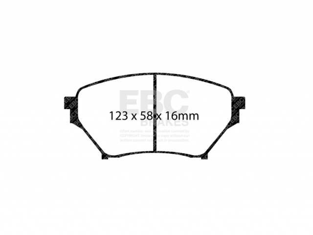 Pastilhas EBC Bluestuff Mazda MX-5 NB ( Frente )
