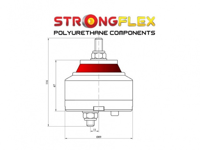 Apoio Motor Strongflex BMW E36 E46