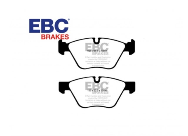 Pastilhas travão EBC Yellowstuff BMW E81/82/87/88 DP41600R