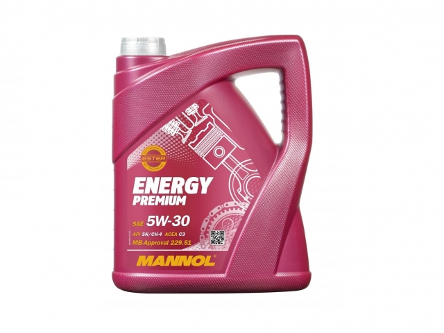 Óleo Motor MANNOL Energy Premium Sintético 5W-30 5L