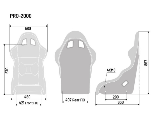 Baquet Sparco PRO 2000 QRT MARTINI RACING