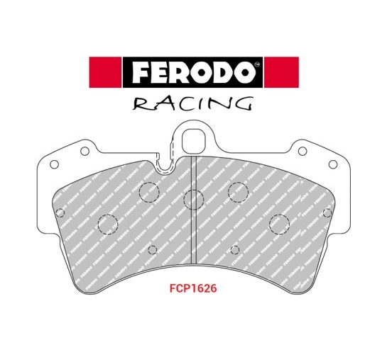 Pastilhas Ferodo DS2500 Racing Porsche 18Z 6 Pistons