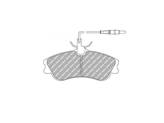 Pastilhas Ferodo Racing DS2500 266mm Peugeot 106 Citroen Saxo