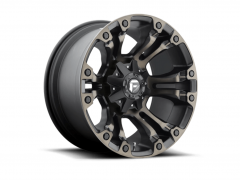 Fuel D569 Vapor 17x9" 6x139.7 ET20, Flat Black Double Dark Tint