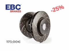 Discos EBC Turbo Grooved Frente BWW e36 286mm