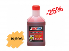 Óleo Motor Rodagem AMSOIL (Break-In) SAE 30