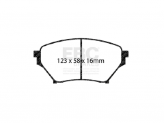 Pastilhas EBC Bluestuff Mazda MX-5 NB ( Frente )