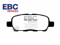 Pastilhas EBC Redstuff Trás Nissan 350z DP31666C