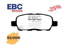 Pastilhas EBC Redstuff Trás Nissan 350z DP31666C