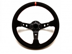 Volante Desportivo Camurça  (350mm / 90mm)