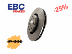 Discos EBC Trás Honda Accord 260mm D1400