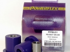 Casquilhos Braços Frente (dianteiro) Powerflex Peugeot 205 GTi & 309 GTi