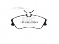 Pastilhas EBC Yellowstuff Peugeot Citroen (disco 266mm) Girling/TRW