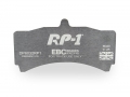 Pastilhas EBC RP1 Racing Pad p/ kit D2 Racing 8 pistões