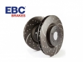 Discos EBC Turbo Grooved Frente Nissan 350Z (324mm) GD7122