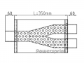 Panela Oval Powersprint (Y) 350 mm x 220 mm x 140 mm