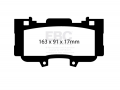 EBC RP-X Racing Brake Pads (FRENTE) Ford Mustang 2.3 Ecoboost S550