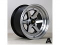 Autostar Magic 15x8" 4x114.3 ET0, Polished & Flat Black
