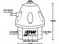 Regulador Pressão Gasolina Deatschwerks DWR1000